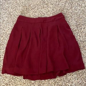 Banana Republic burgundy skirt